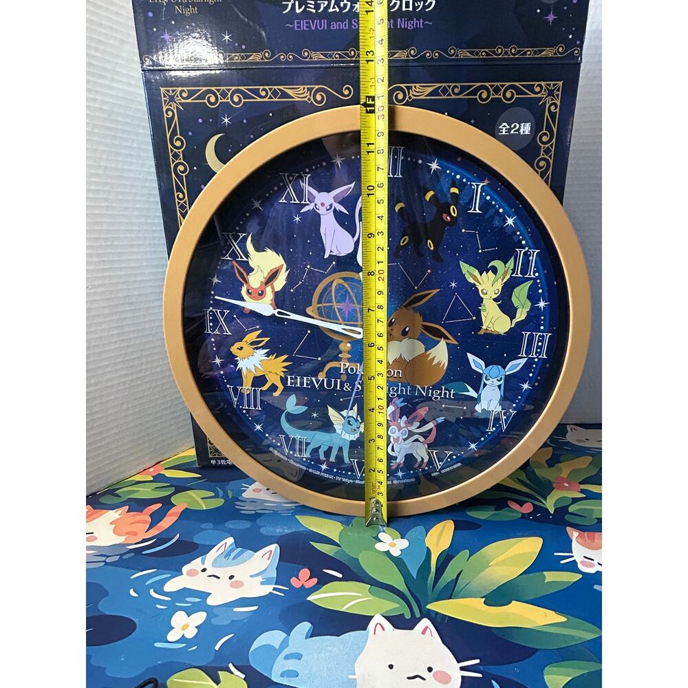 Pokemon Eevee and Starlight Night Premium Wall Clock [Missing Back Piece] - Picture 5 of 10